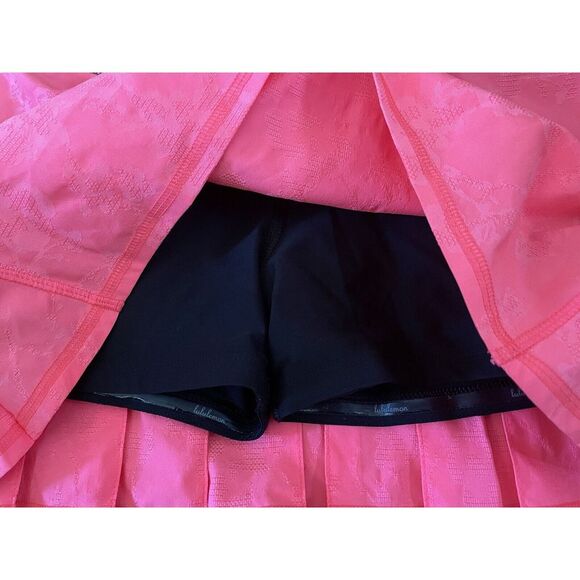 Lululemon $125 Women's Pace Setter Pleated Skirt Solid Floral Size 2 - Picture 7 of 8
